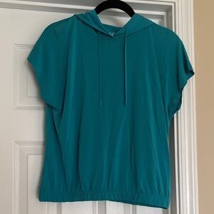 Marc New York Performance XS top. Teal Women's Hooded Top